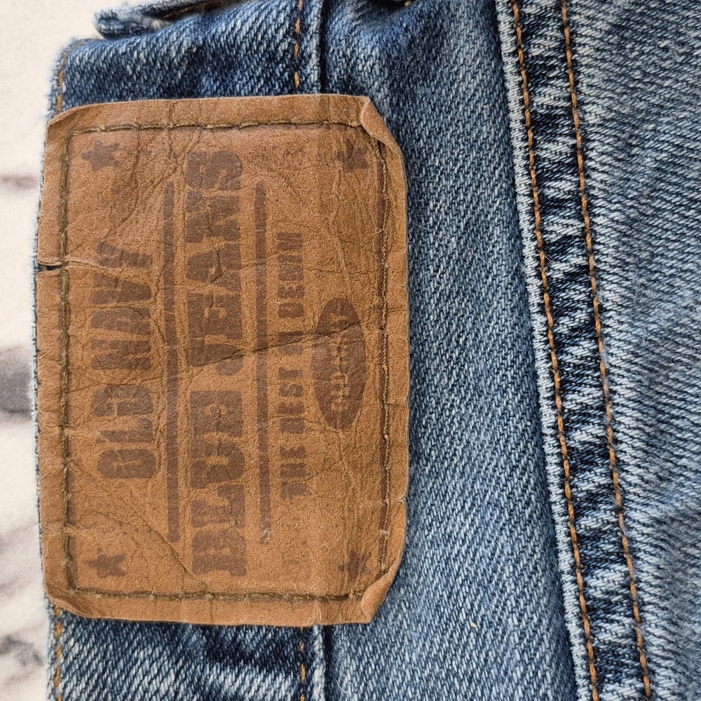 Old Navy 32X34 Boot Cut Vintage 90s Men's Blue Jeans - Picture 7 of 10